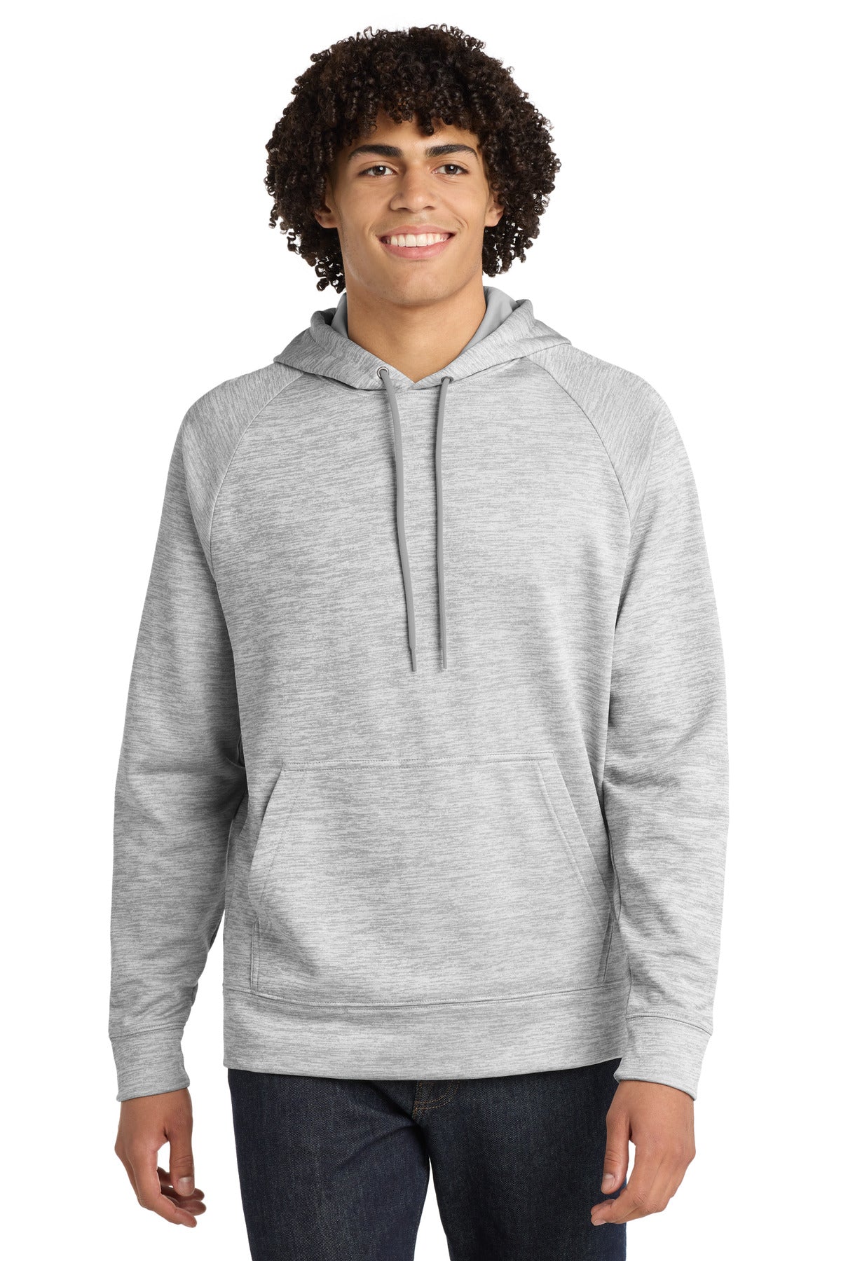 Custom Embroidered Sport-Tek Sweatshirts/Fleece in Silver Electric