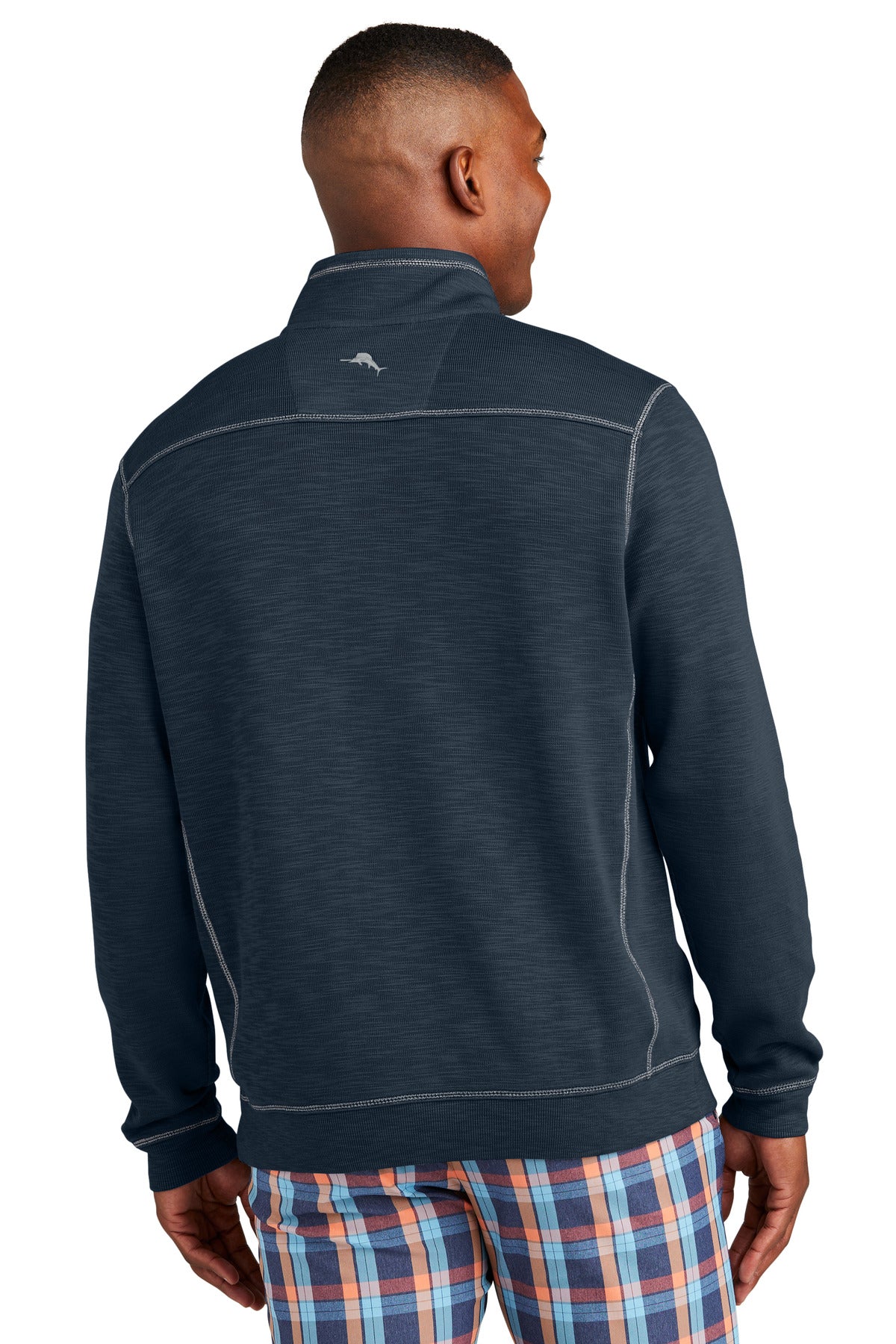 Custom Embroidered Tommy Bahama Tobago Bay 1/2-Zip ST226342TB,Blue Note