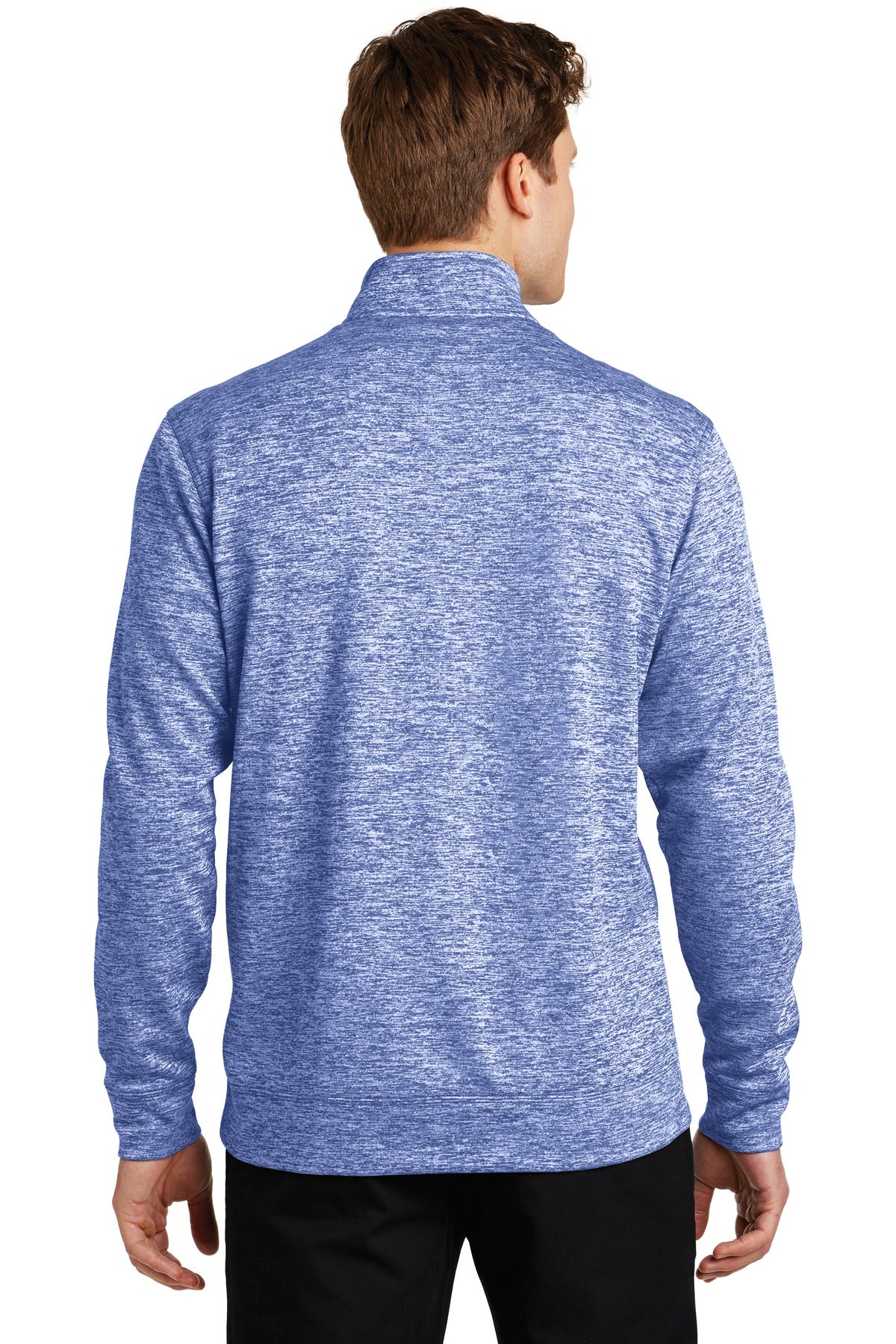 Custom Embroidered Sport-Tek PosiCharge Electric Heather Fleece 1/4-Zip Pullover. ST226,True Royal Electric