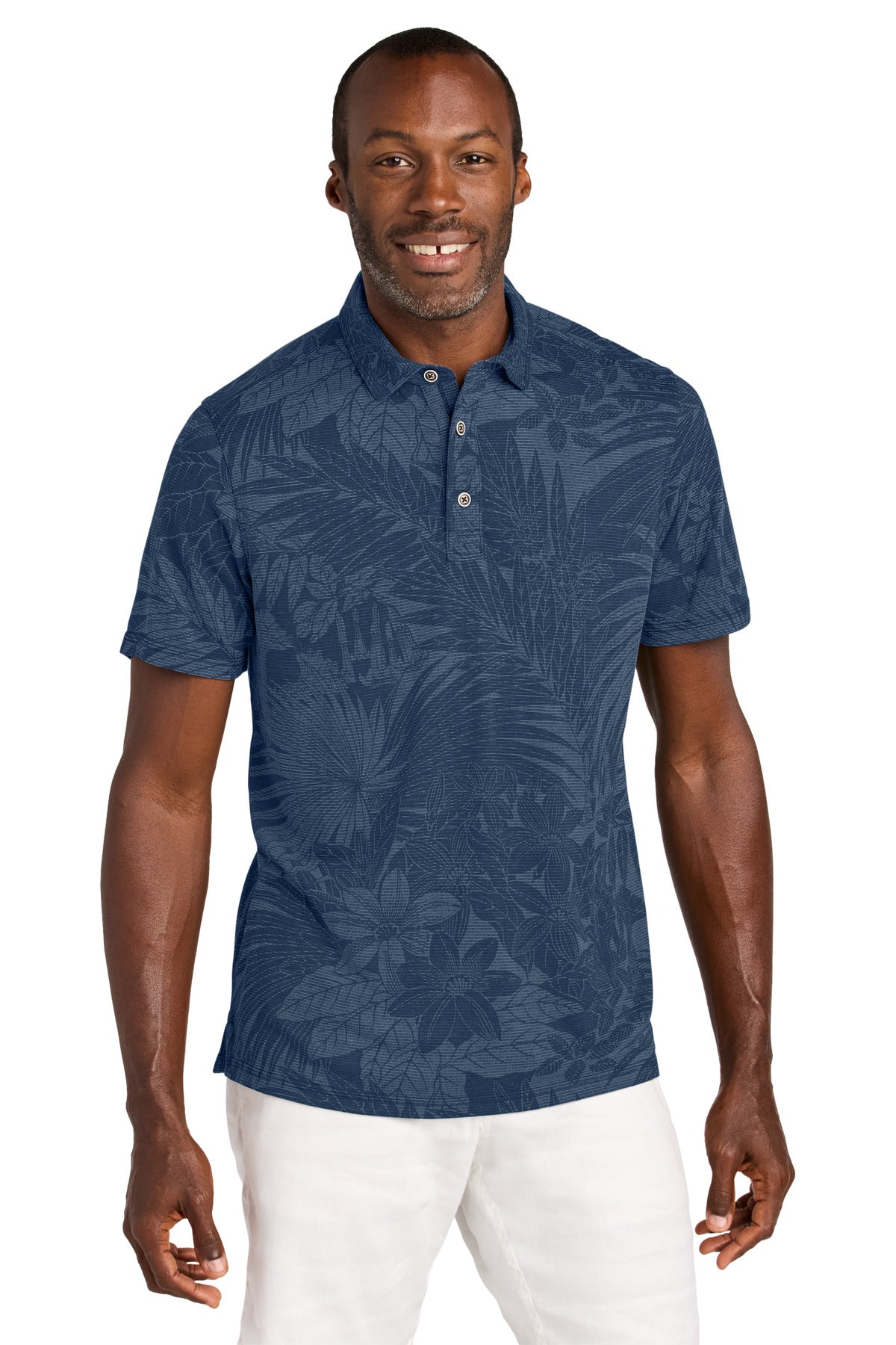 Custom Embroidered Tommy Bahama Polos/Knits in Blue Note