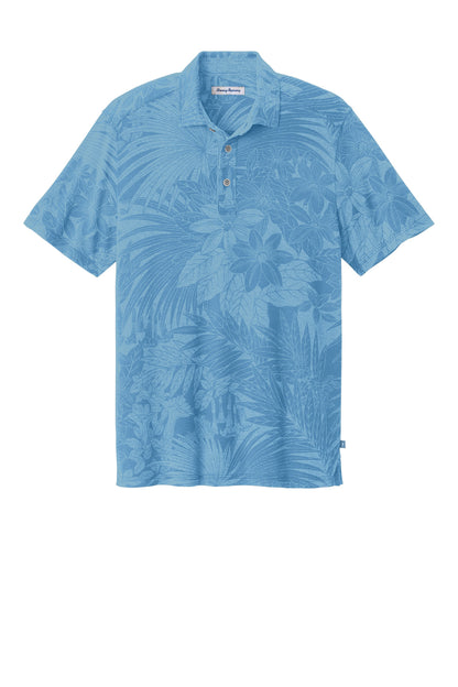 Custom Embroidered Tommy Bahama Polos/Knits in Chambray Blue