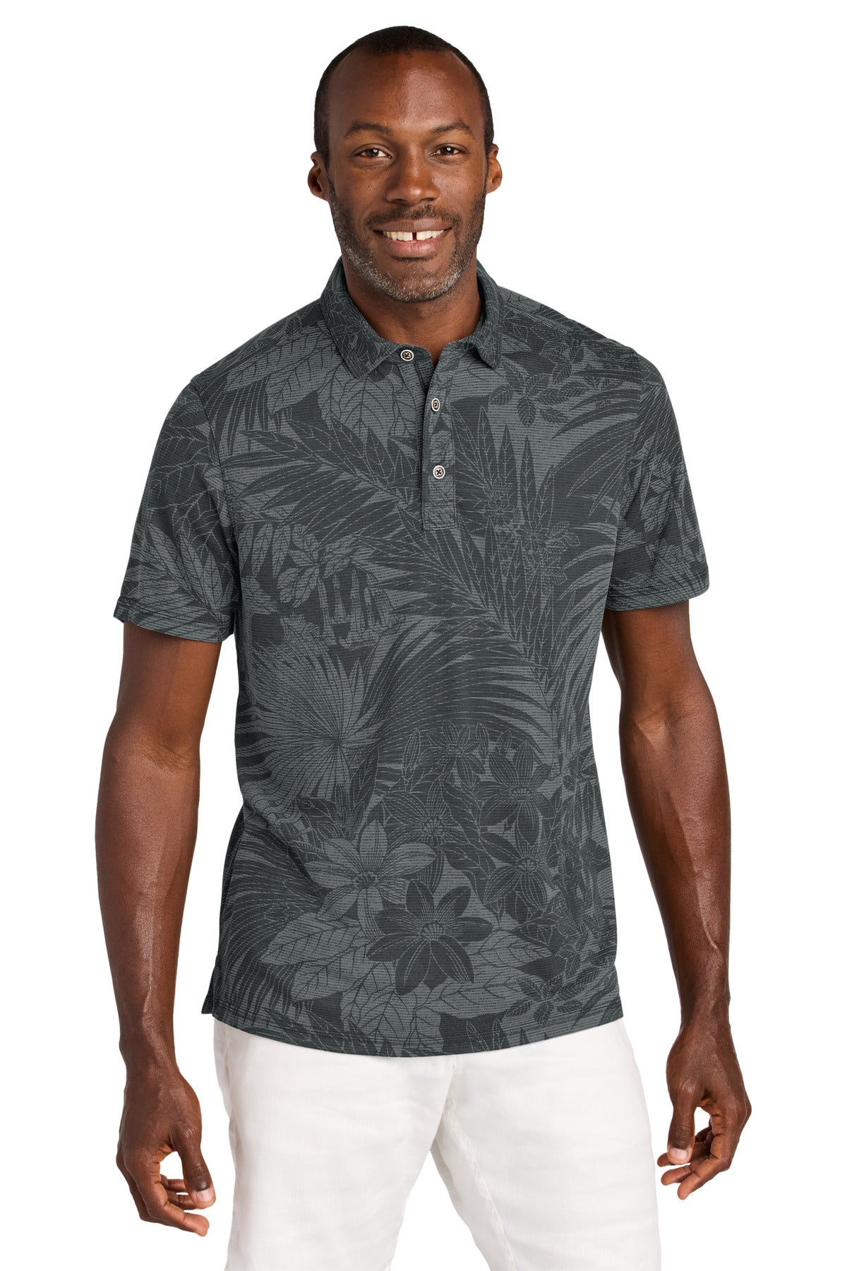Custom Embroidered Tommy Bahama Polos/Knits in Coal