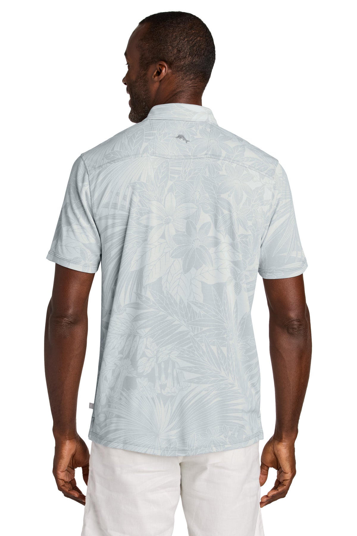 Custom Embroidered Tommy Bahama Polos/Knits in Zinc Grey