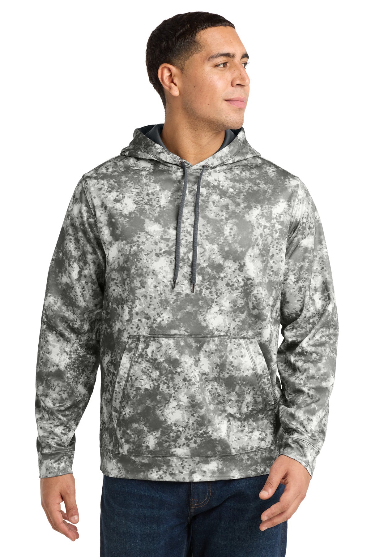 Custom Embroidered Sport-Tek Sweatshirts/Fleece in Dark Smoke Grey
