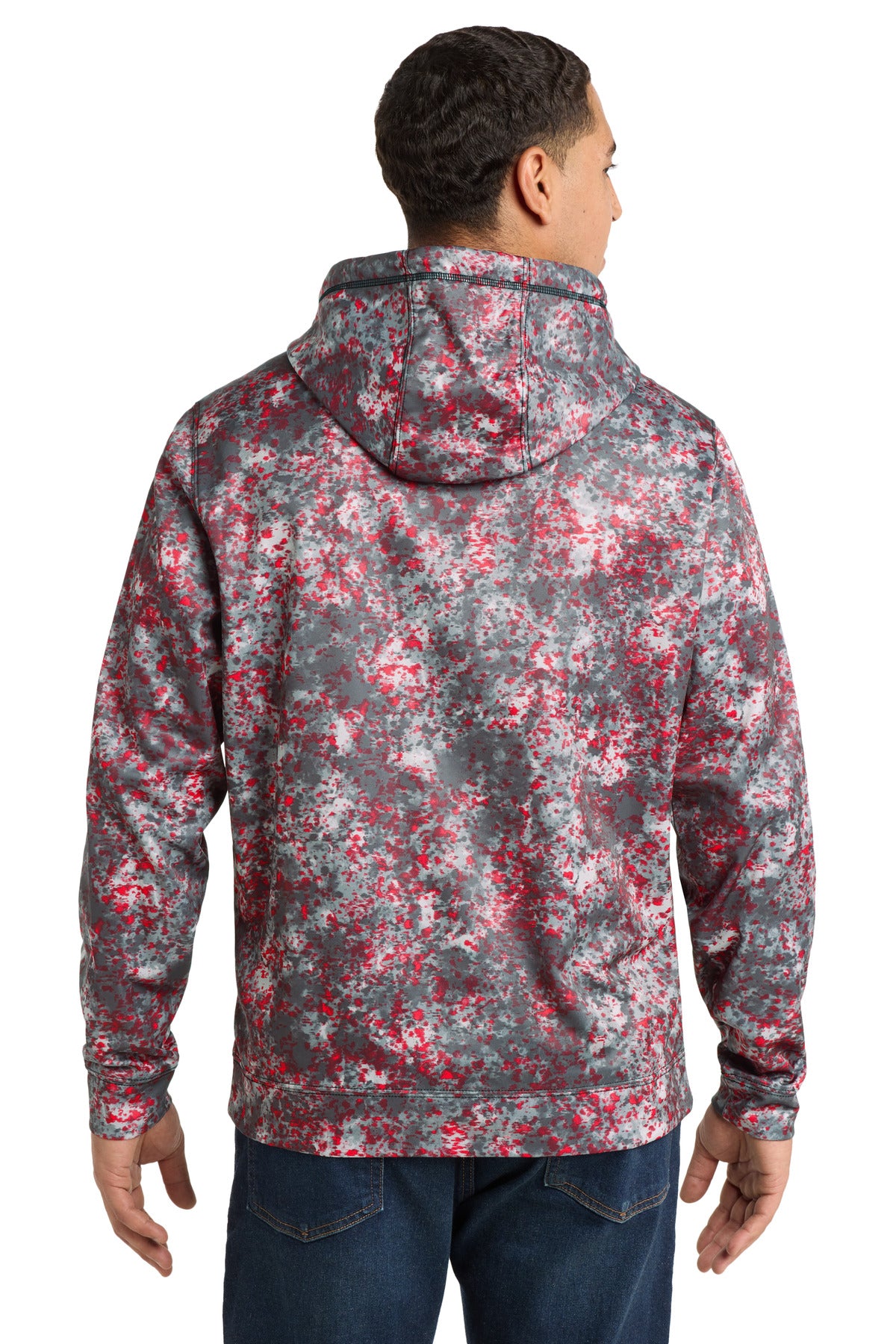 Custom Embroidered Sport-Tek Sweatshirts/Fleece in Deep Red