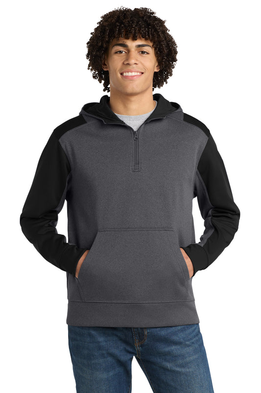 Custom Embroidered Sport-Tek Sweatshirts/Fleece in Graphite Heather/ Black