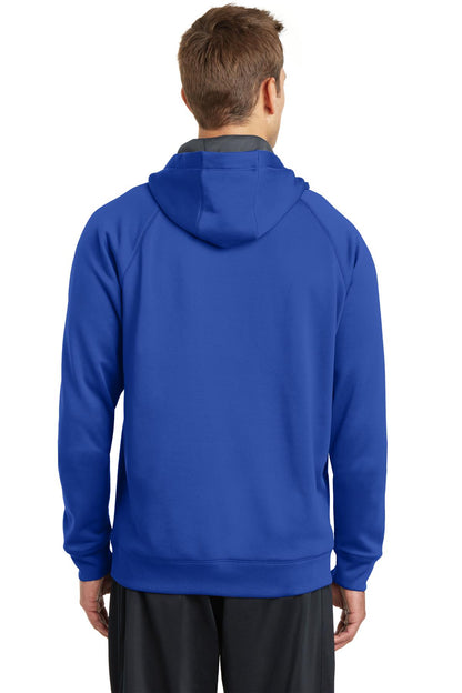 Custom Embroidered Sport-Tek Tech Fleece Hooded Sweatshirt. ST250,True Royal