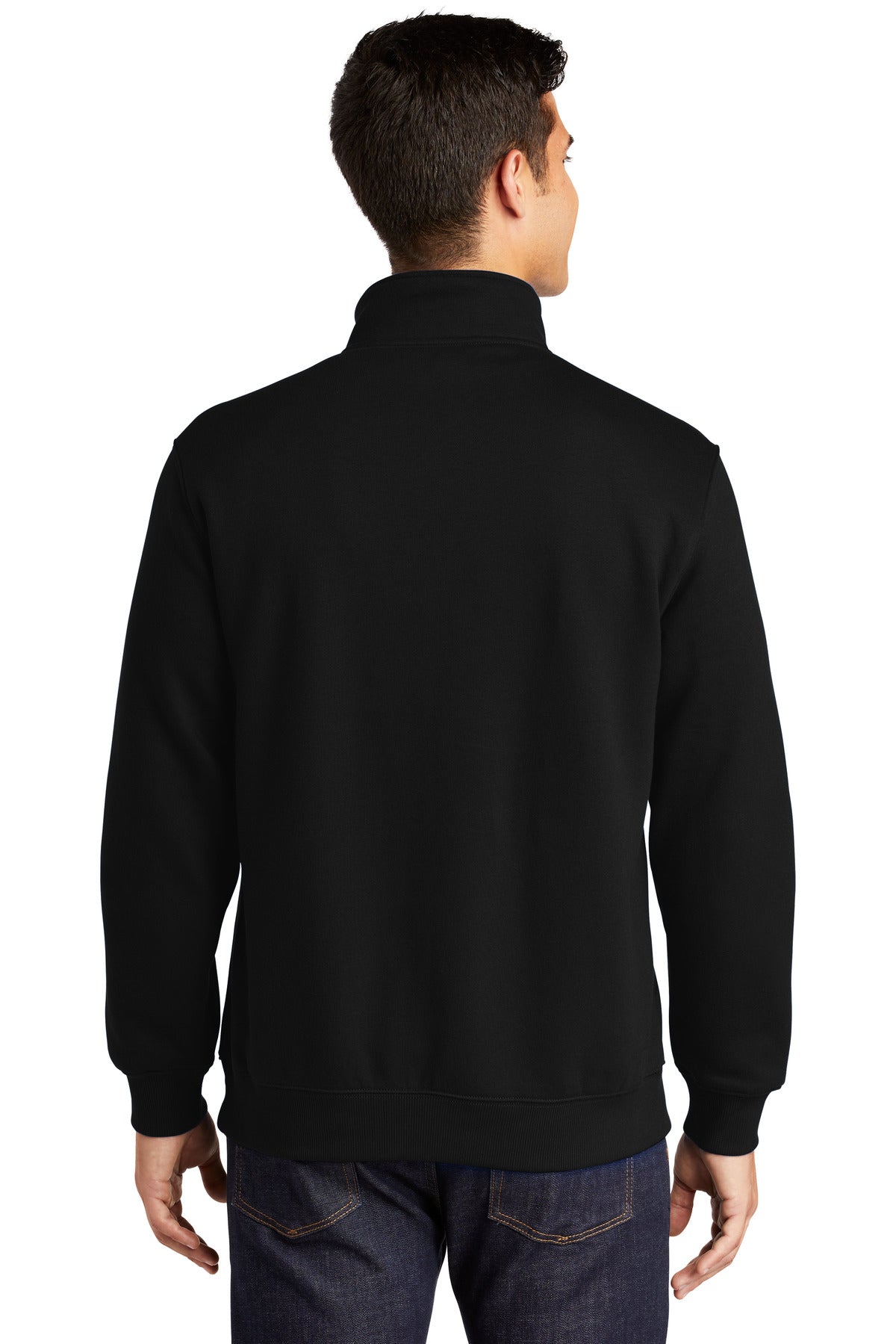 Custom Embroidered Sport-Tek 1/4-Zip Sweatshirt. ST253,Black