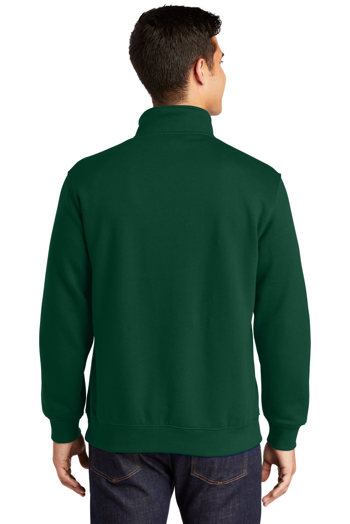 Custom Embroidered Sport-Tek 1/4-Zip Sweatshirt. ST253,Forest Green