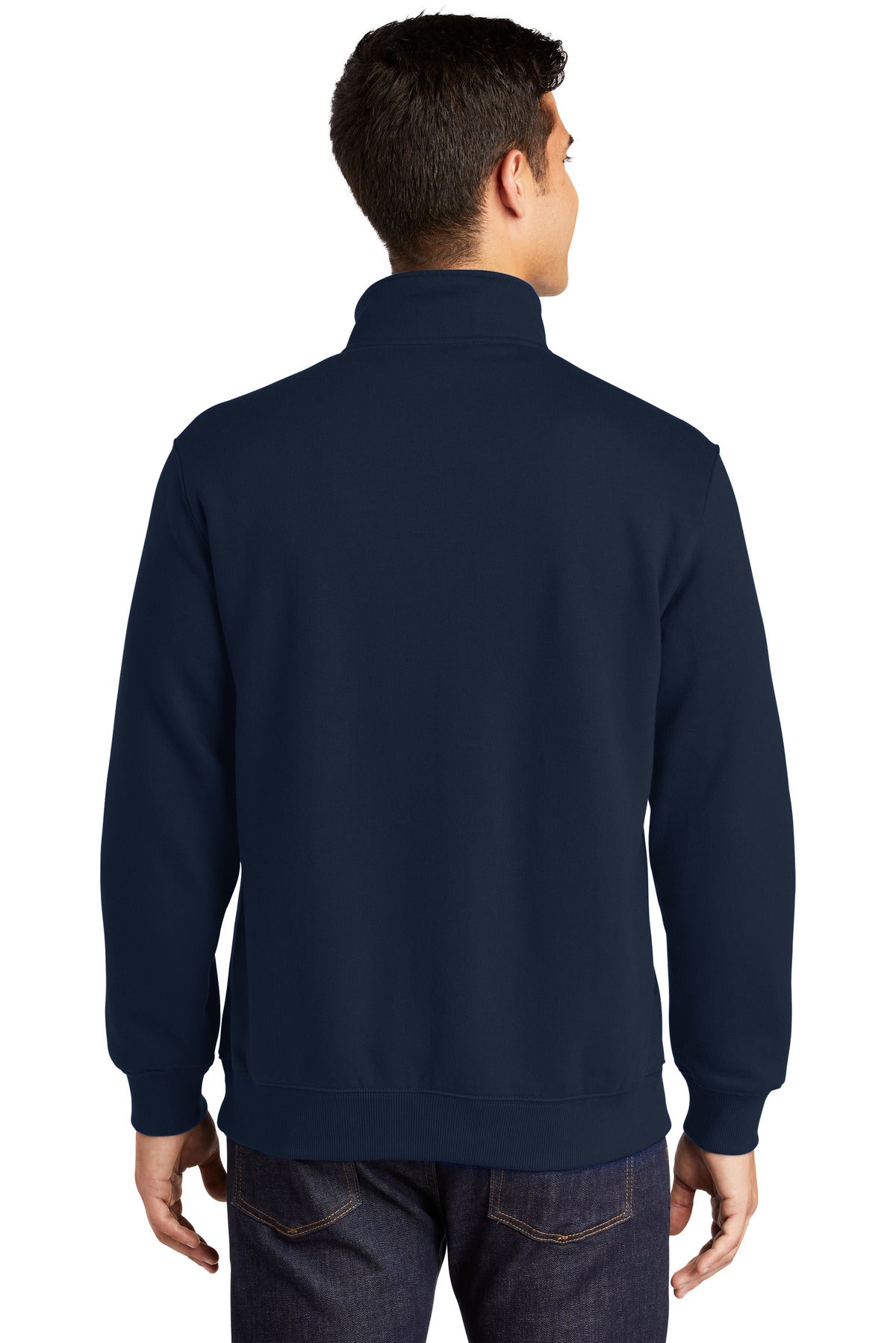 Custom Embroidered Sport-Tek 1/4-Zip Sweatshirt. ST253,True Navy