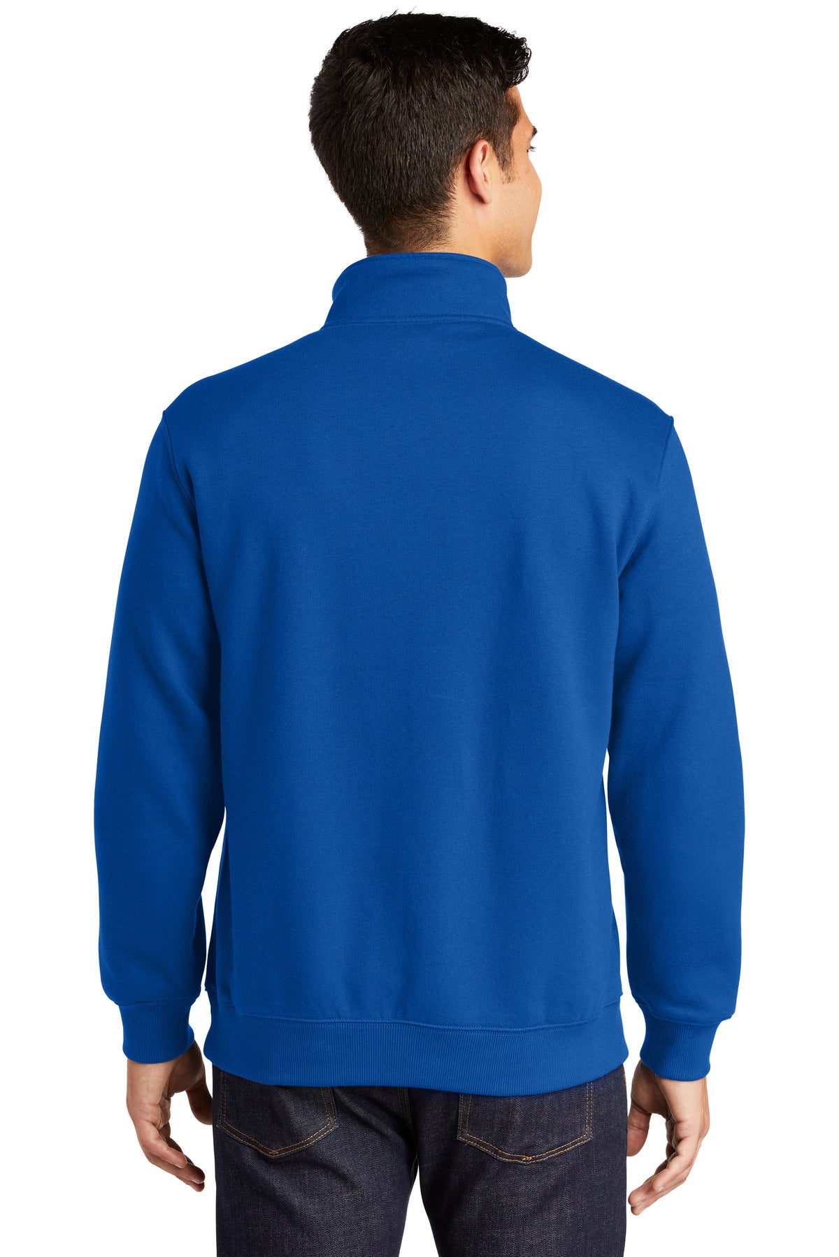 Custom Embroidered Sport-Tek 1/4-Zip Sweatshirt. ST253,True Royal