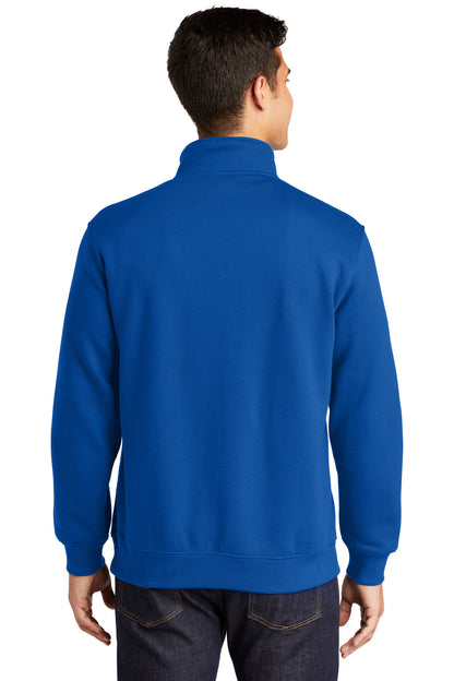 Custom Embroidered Sport-Tek 1/4-Zip Sweatshirt. ST253,True Royal