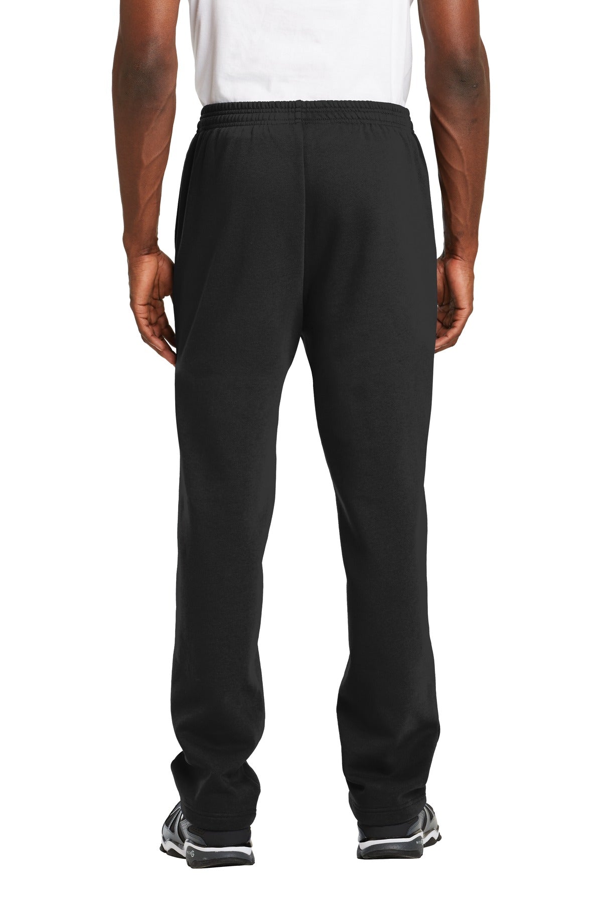 Custom Embroidered Sport-Tek Open Bottom Sweatpant. ST257,Black