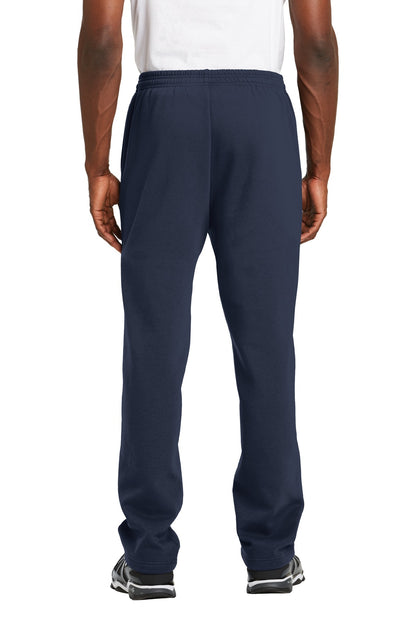 Custom Embroidered Sport-Tek Open Bottom Sweatpant. ST257,True Navy