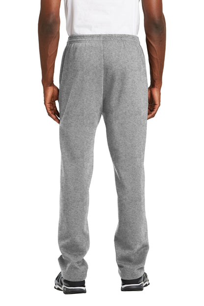 Custom Embroidered Sport-Tek Open Bottom Sweatpant. ST257,Vintage Heather