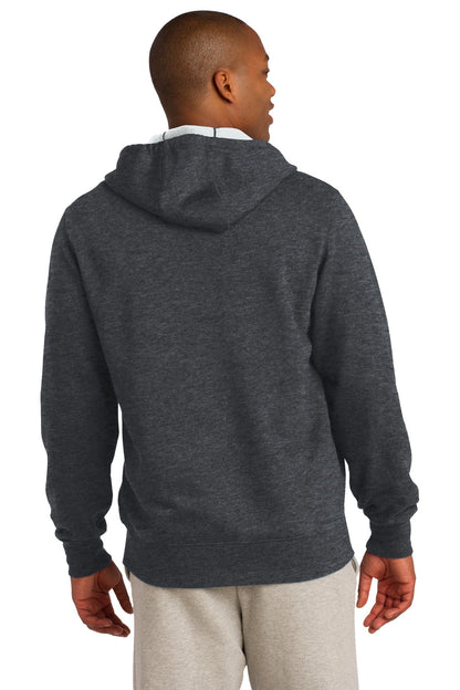 Custom Embroidered Sport-Tek Full-Zip Hooded Sweatshirt. ST258,Graphite Heather