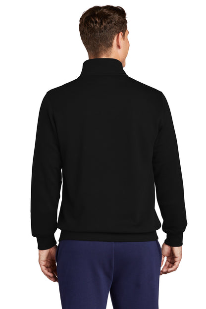 Custom Embroidered Sport-Tek Full-Zip Sweatshirt. ST259,Black