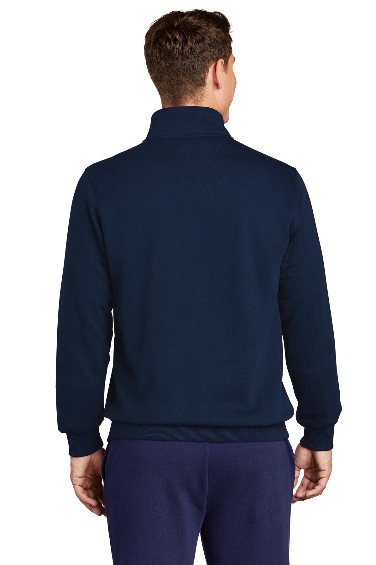 Custom Embroidered Sport-Tek Full-Zip Sweatshirt. ST259,True Navy