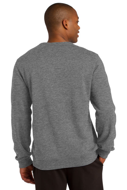 Custom Embroidered Sport-Tek Crewneck Sweatshirt. ST266,Vintage Heather