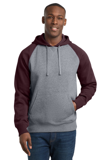 Custom Embroidered Sport-Tek Sweatshirts/Fleece in Maroon/ Vintage Heather
