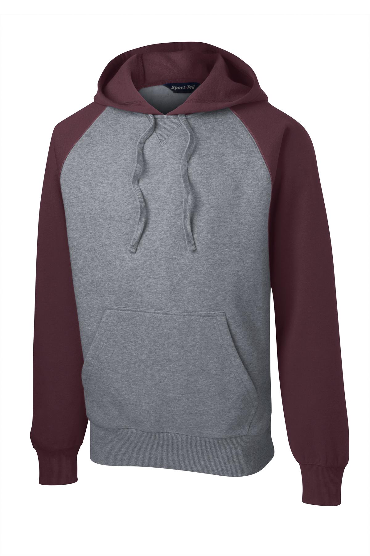 Custom Embroidered Sport-Tek Sweatshirts/Fleece in Maroon/ Vintage Heather