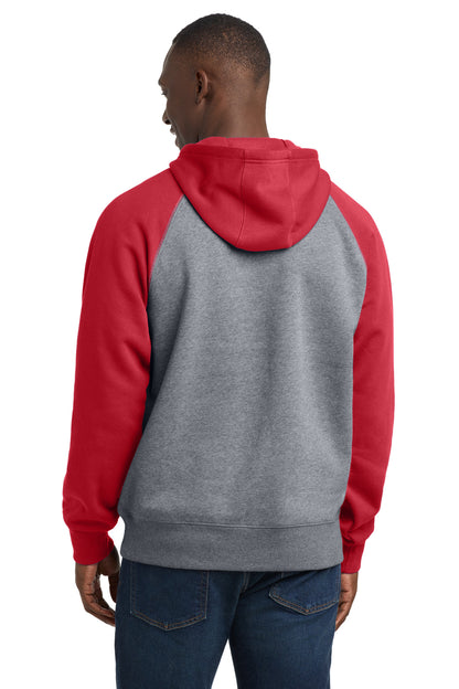 Custom Embroidered Sport-Tek Sweatshirts/Fleece in True Red/ Vintage Heather
