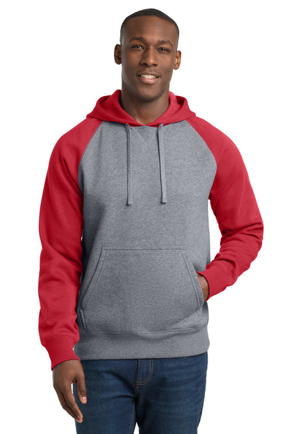 Custom Embroidered Sport-Tek Sweatshirts/Fleece in True Red/ Vintage Heather