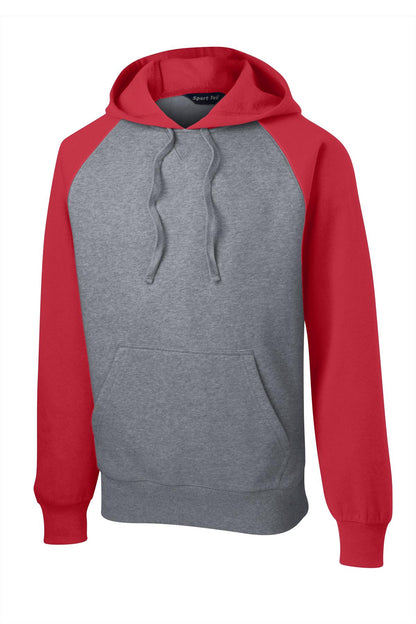 Custom Embroidered Sport-Tek Sweatshirts/Fleece in True Red/ Vintage Heather