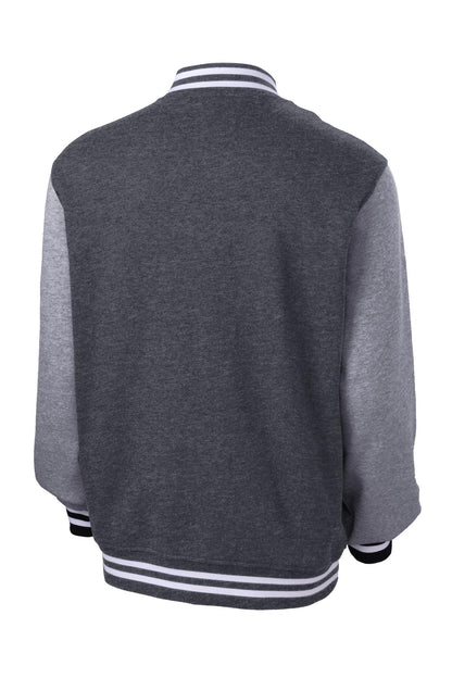 Sport-Tek Fleece Letterman Jacket. ST270