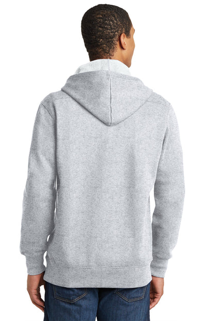 Custom Embroidered Sport-Tek Lace Up Pullover Hooded Sweatshirt. ST271,Athletic Heather