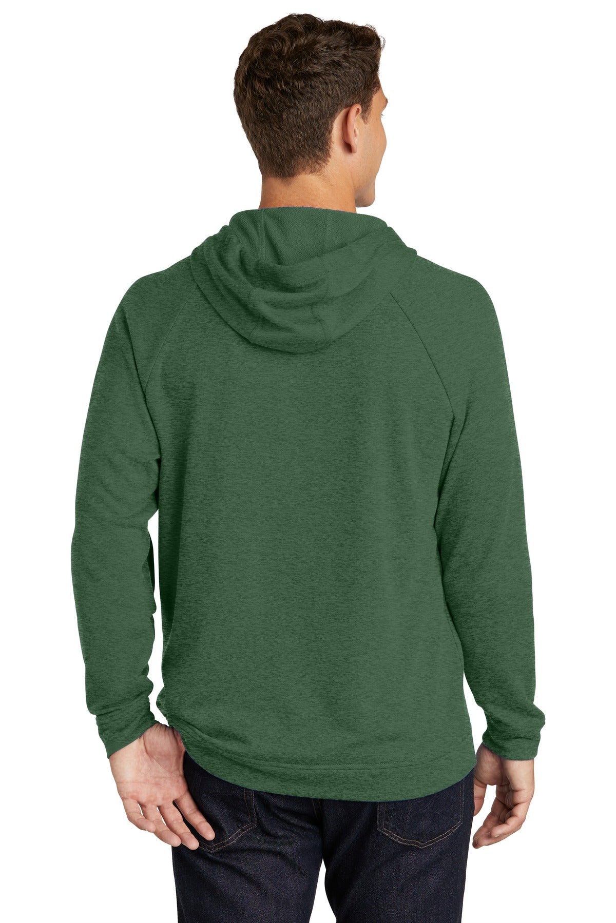 Custom Embroidered Sport-Tek  Lightweight French Terry Pullover Hoodie. ST272,Forest Green Heather