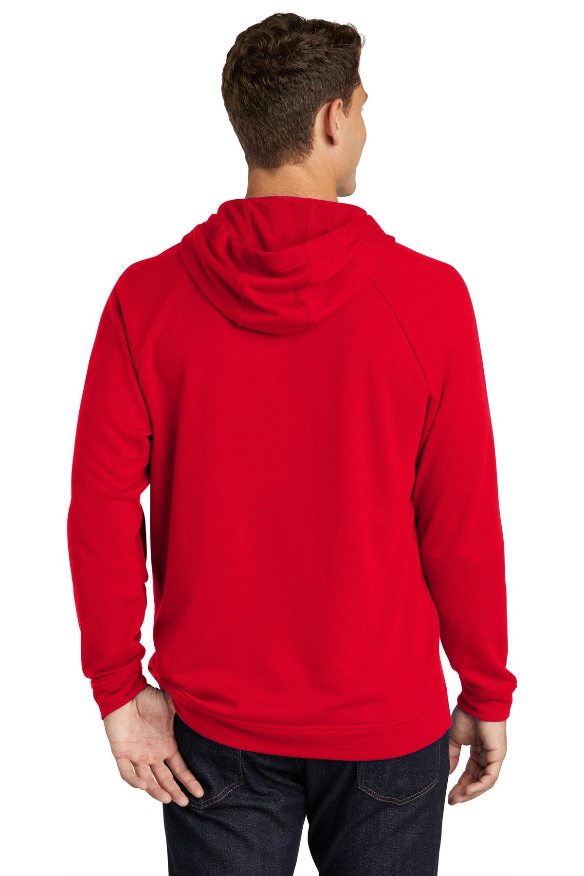 Custom Embroidered Sport-Tek  Lightweight French Terry Pullover Hoodie. ST272,True Red