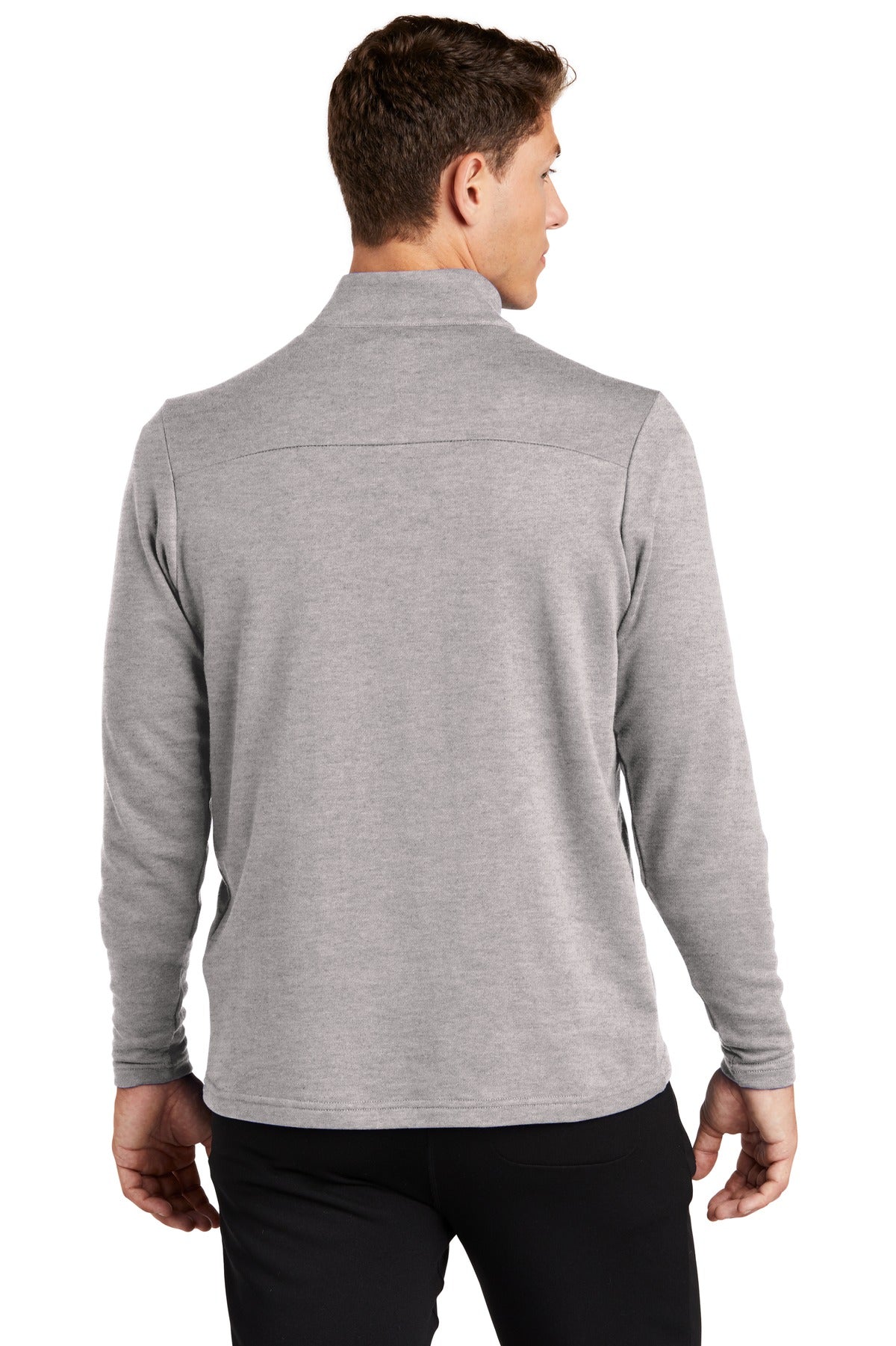 Custom Embroidered Sport-Tek  Lightweight French Terry 1/4-Zip Pullover. ST273,Heather Grey