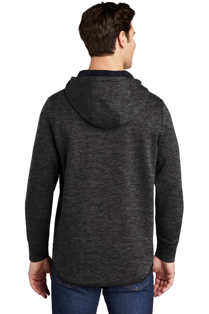 Custom Embroidered Sport-Tek  Triumph Hooded Pullover ST280,Black Heather