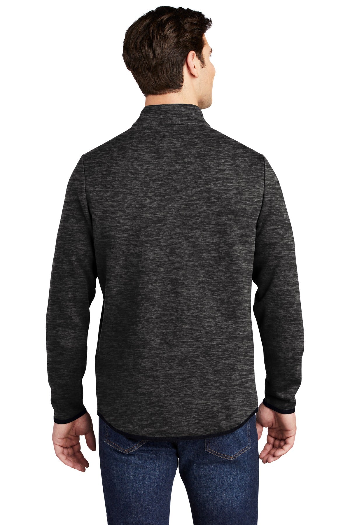 Custom Embroidered Sport-Tek  Triumph 1/4-Zip Pullover ST281,Black Heather