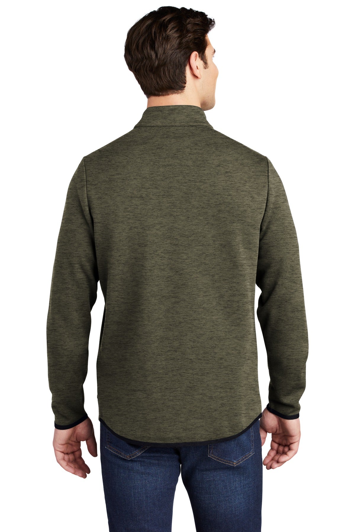 Custom Embroidered Sport-Tek  Triumph 1/4-Zip Pullover ST281,Olive Heather