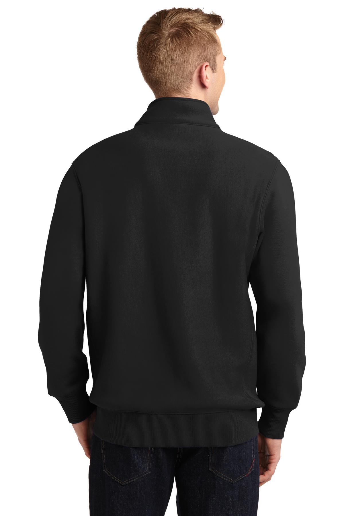 Custom Embroidered Sport-Tek Super Heavyweight 1/4-Zip Pullover Sweatshirt. ST283,Black