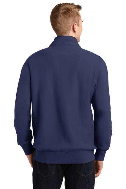 Custom Embroidered Sport-Tek Super Heavyweight 1/4-Zip Pullover Sweatshirt. ST283,True Navy