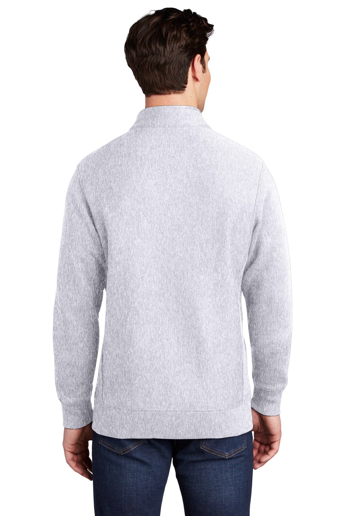 Custom Embroidered Sport-Tek  Super Heavyweight Full-Zip Sweatshirt ST284,Athletic Heather
