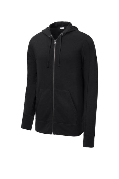 Sport-Tek  PosiCharge  Tri-Blend Wicking Fleece Full-Zip Hooded Jacket ST293