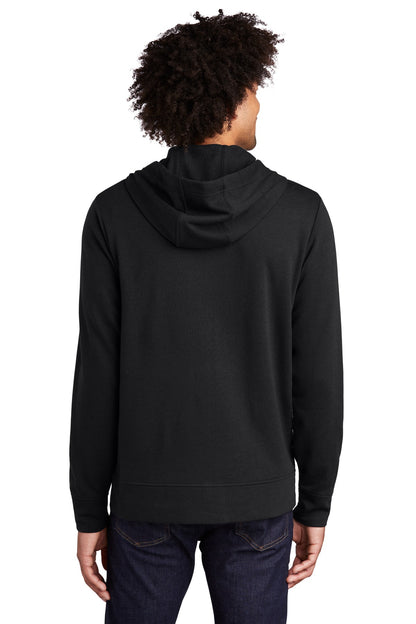 Custom Embroidered Sport-Tek  PosiCharge  Tri-Blend Wicking Fleece Full-Zip Hooded Jacket ST293,Black Triad Solid