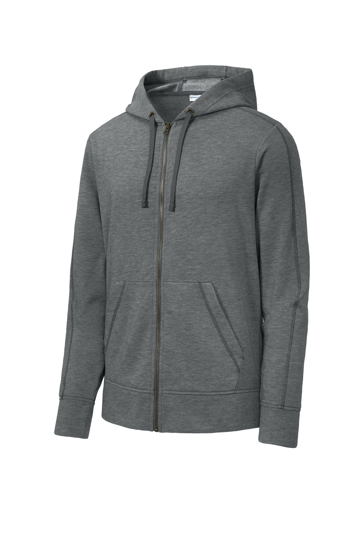 Sport-Tek  PosiCharge  Tri-Blend Wicking Fleece Full-Zip Hooded Jacket ST293