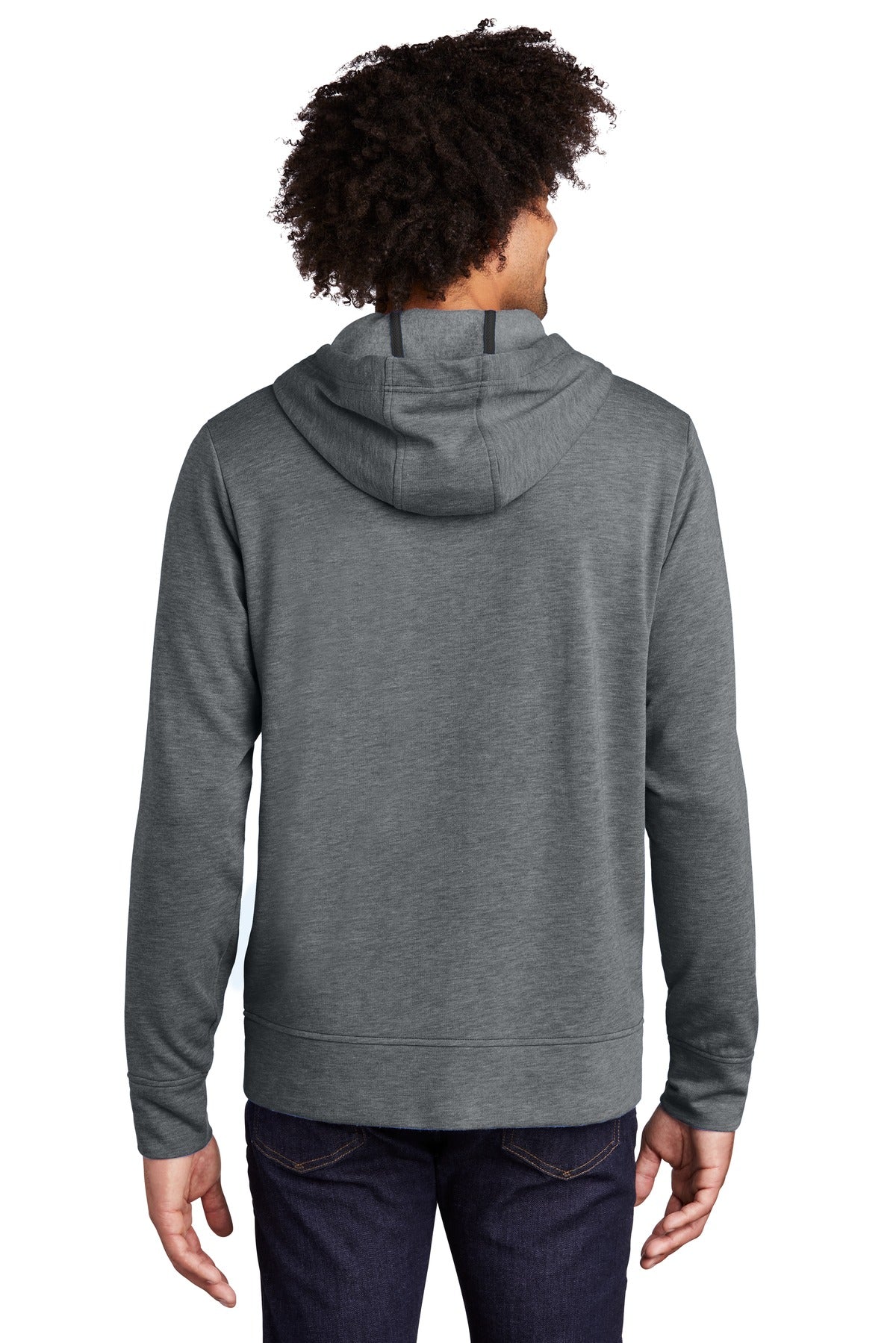 Custom Embroidered Sport-Tek  PosiCharge  Tri-Blend Wicking Fleece Full-Zip Hooded Jacket ST293,Dark Grey Heather
