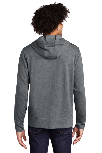 Custom Embroidered Sport-Tek  PosiCharge  Tri-Blend Wicking Fleece Full-Zip Hooded Jacket ST293,Dark Grey Heather