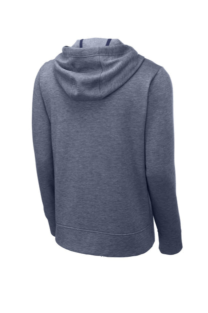 Sport-Tek  PosiCharge  Tri-Blend Wicking Fleece Full-Zip Hooded Jacket ST293