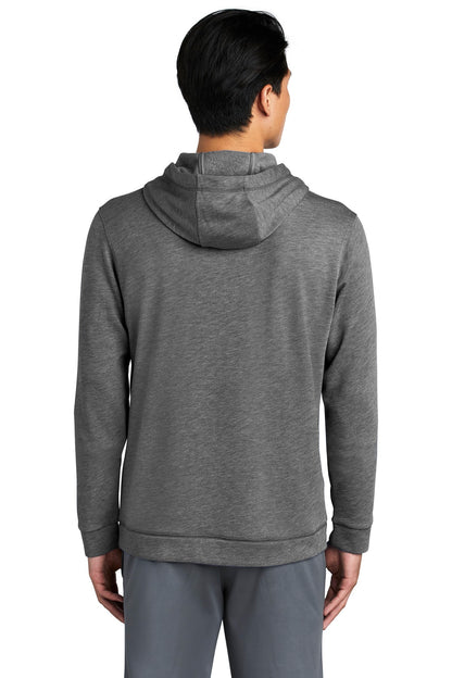 Custom Embroidered Sport-Tek  PosiCharge  Tri-Blend Wicking Fleece Hooded Pullover. ST296,Dark Grey Heather