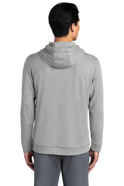 Custom Embroidered Sport-Tek  PosiCharge  Tri-Blend Wicking Fleece Hooded Pullover. ST296,Light Grey Heather