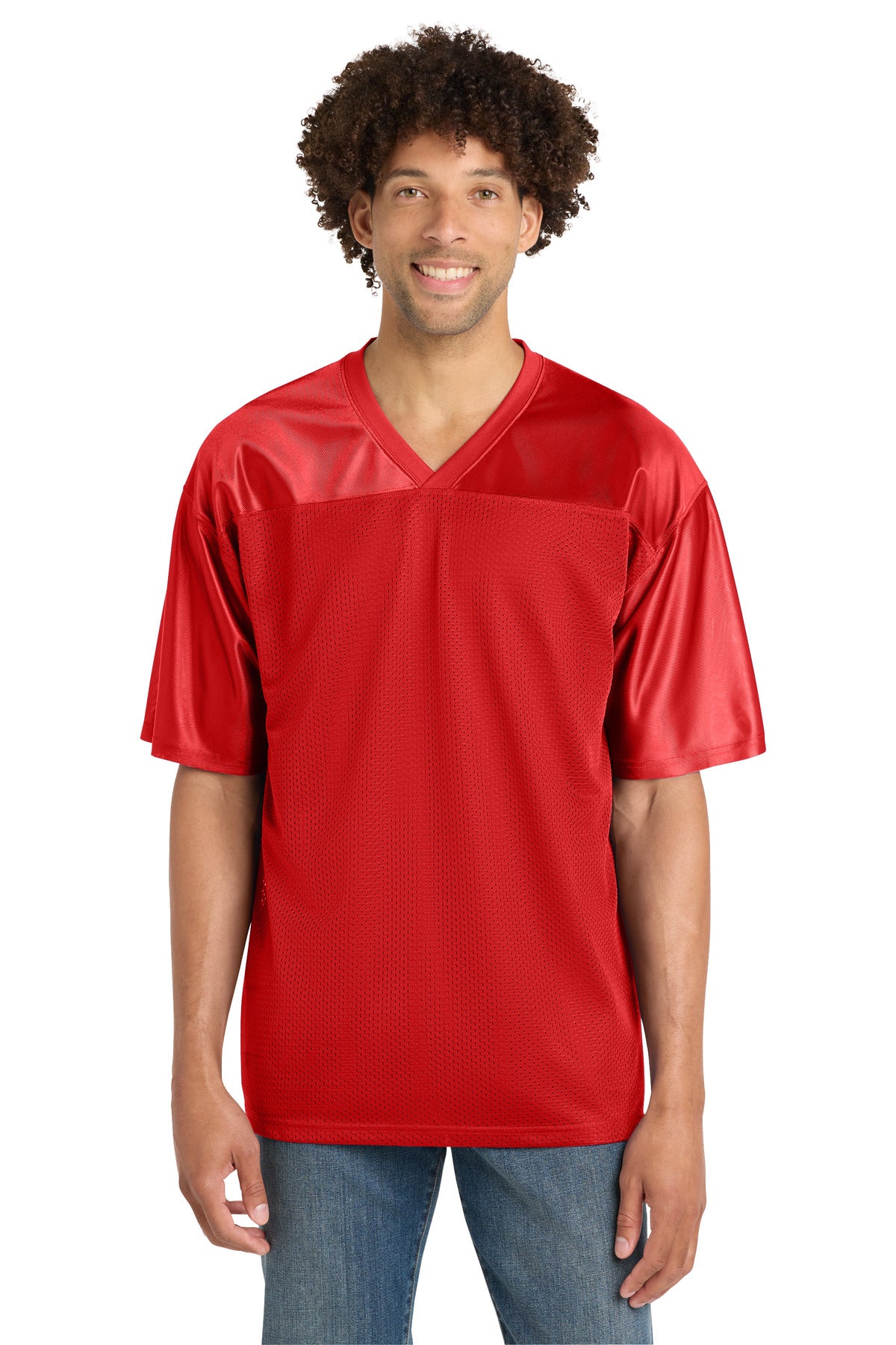 Custom Embroidered Sport-Tek Activewear in True Red
