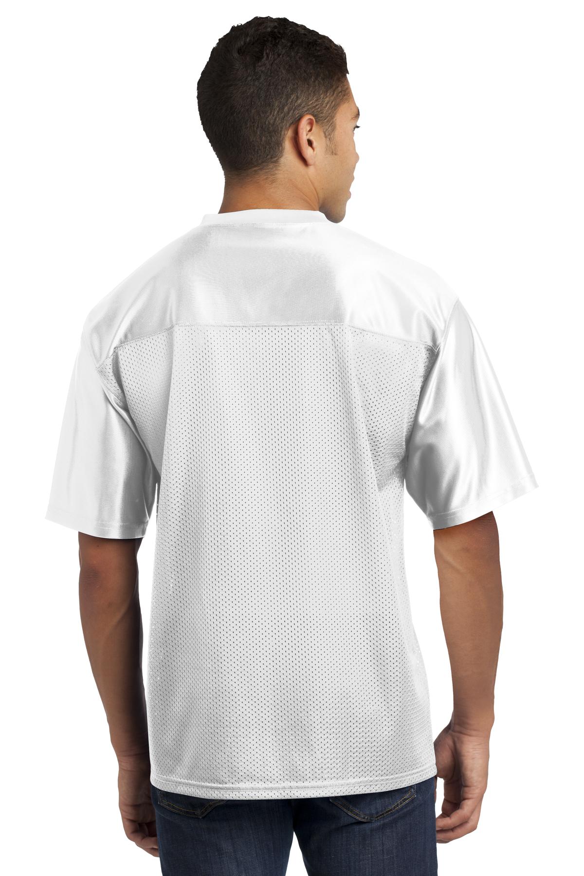 Custom Embroidered Sport-Tek PosiCharge Replica Jersey. ST307,White