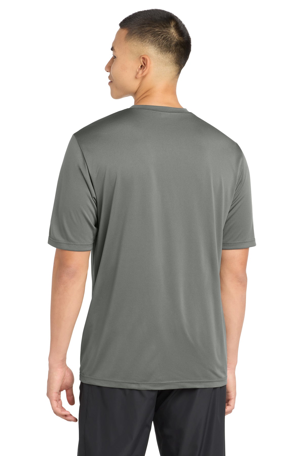 Custom Embroidered Sport-Tek Activewear in Dark Smoke Grey